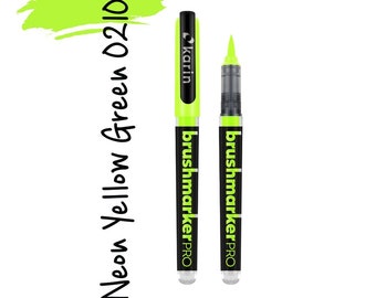 Karin Brushmarker Pro Neon - Bright Brushpens - Brush Lettering - Modern Callighraphy