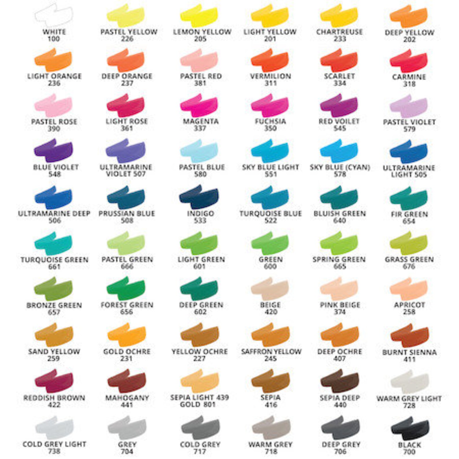 Ecoline Brush Pens Set of 30 Additional Colours Etsy