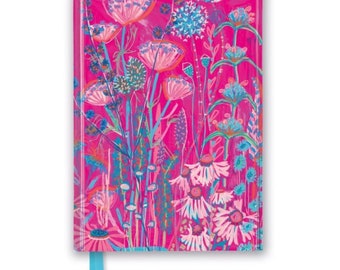 Lucy Innes Williams Pink Garden House A5 Lined Journal