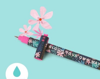 Pretty Floral Erasable Gel Pen - Bullet Journal Accessory - Legami Erasable Pens