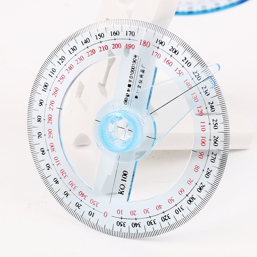 circular protractor 360 degree clear protractor circular etsy australia