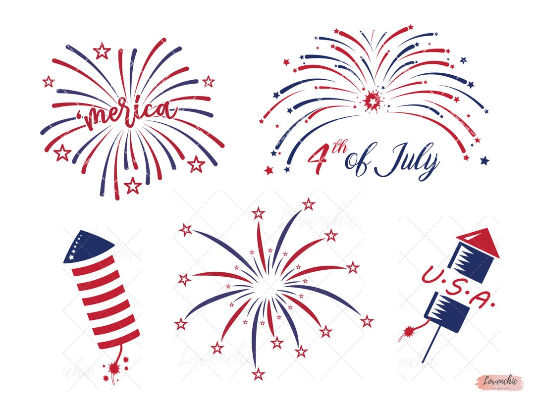 Fireworks 4th of July Svg,fireworks Bundle Svg,usa Svg, Patriotic Svg,  Instant Download for Cricut, Silhouette Svg | Eps | Jpeg | Png | Dxf - Etsy, image size:1080x810