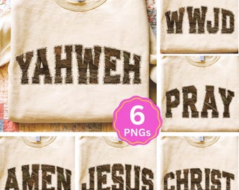 Christian Camo PNG-bundel, Jesus, Yahweh, Bid, Christus, Amen, WWJD