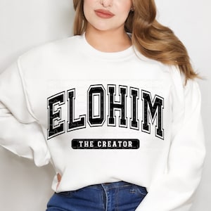 Elohim SVG PNG, christliche Hemden, Jesus Shirt, Glaube Png, Gott SVG, Gottesnamen Sublimationsdesign, digitaler Download