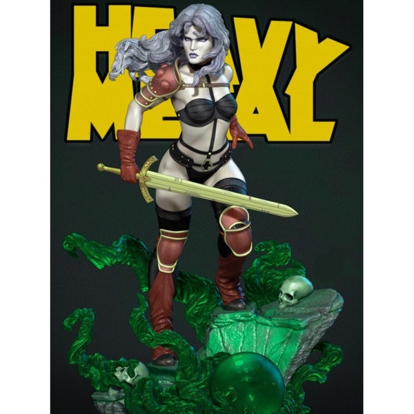 Taarna Heavy Metal Figur 3D Modell Print Stl File