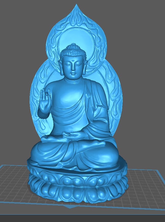 Buddha Statue V2 3D Model Printer Stl File - Etsy