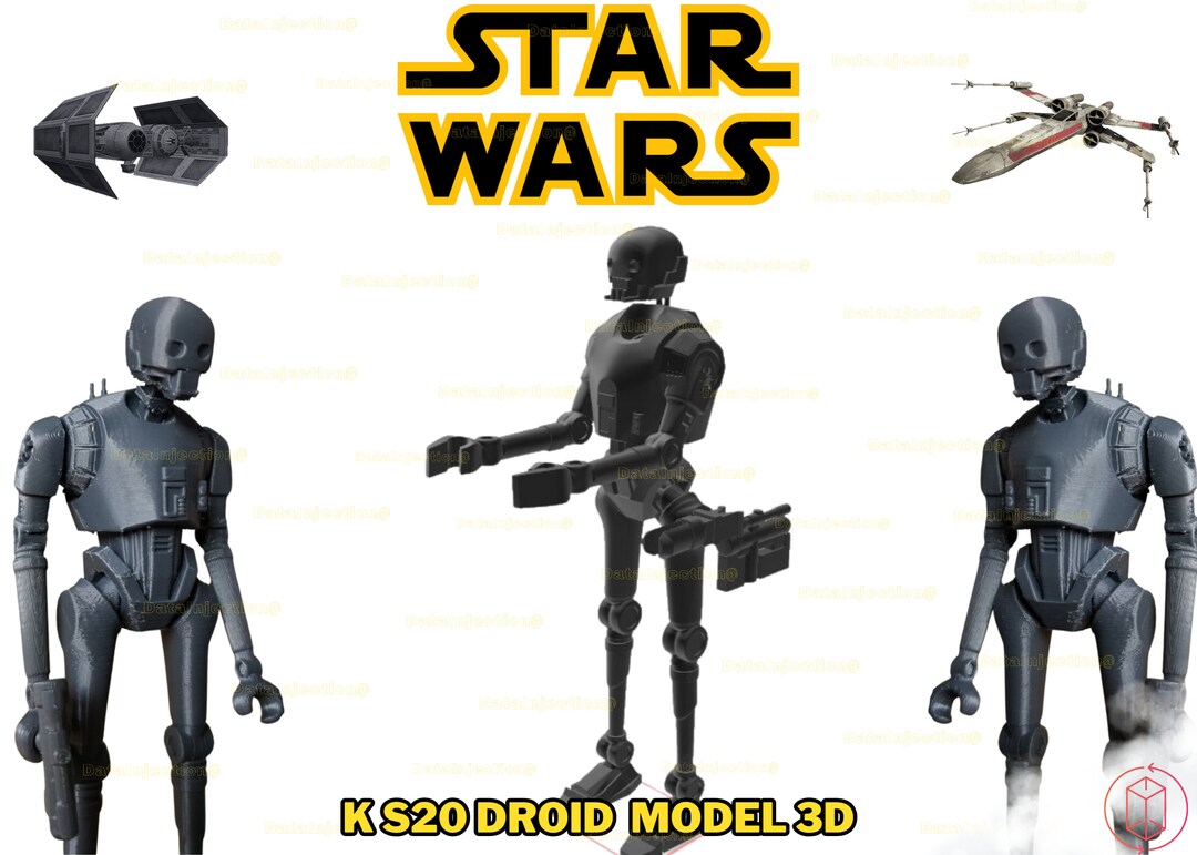 Star Wars Droid Legion S20 3D Print Stl File - Etsy