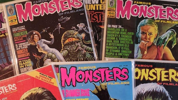 Digital Magazine Famous Monsters of Filmland Pdf File - Etsy Israel