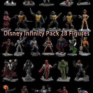 Stl Infinity Pack 28 figuren 3D-model printer Stl-bestand