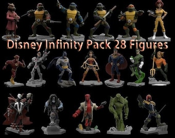 Stl Infinity Pack 28 Figuren 3D Modell Drucker Stl Datei