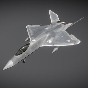 Jet Stl Model Northrop F23A 3D Model Print Fbx 2 File