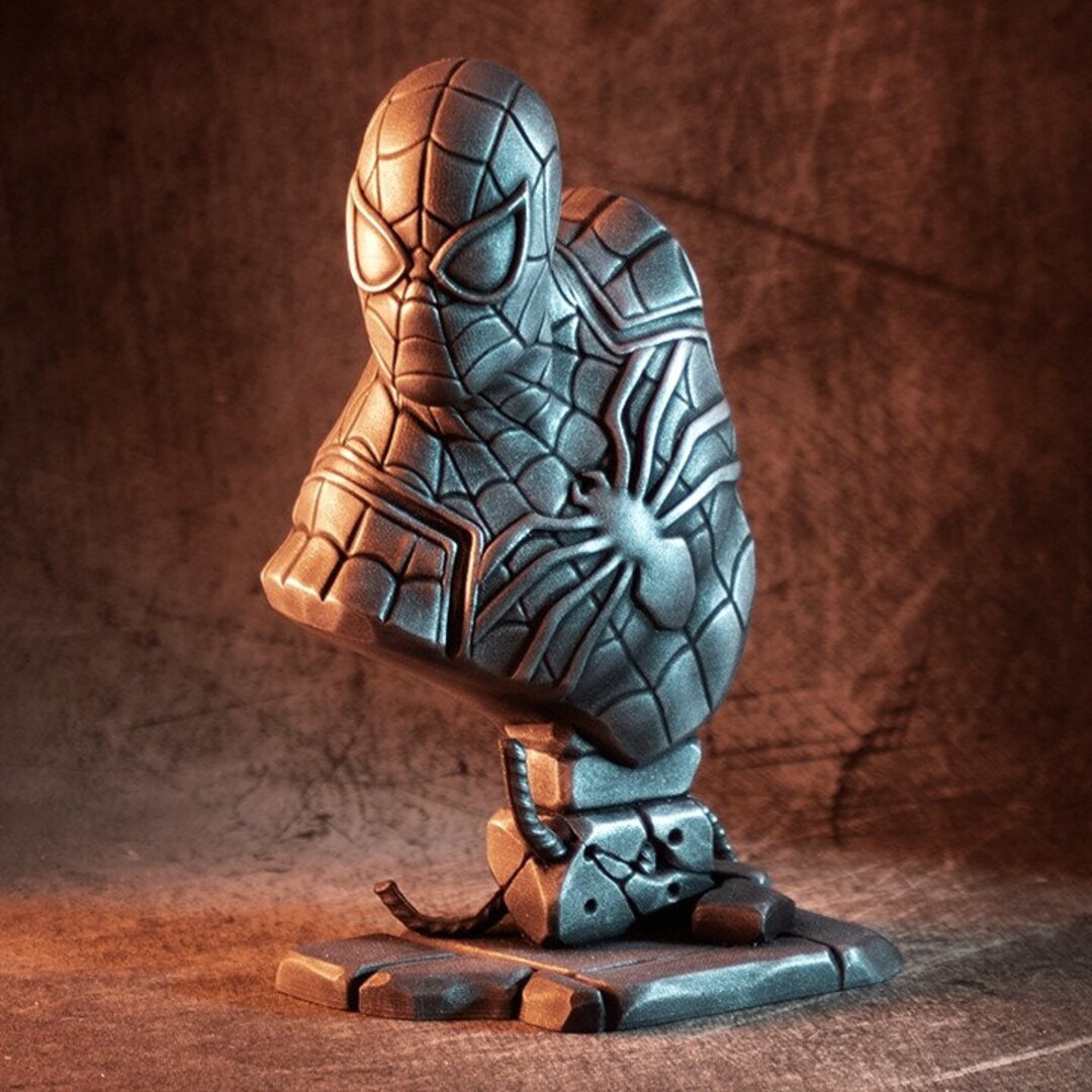 Spider Man Figure Bust 3D Model Stl File Marvel Heroes - Etsy