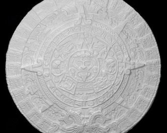 Aztekisk kalender 3D-utskriftsmodell 3D-utskrift STL-fil
