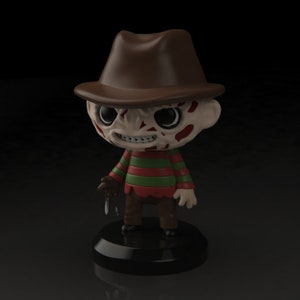 Freddy Krueger Horror Collectibles Figure 3D Model Stl File