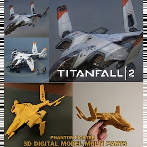 Phantom Fighter Titanfall 3D Digital Model