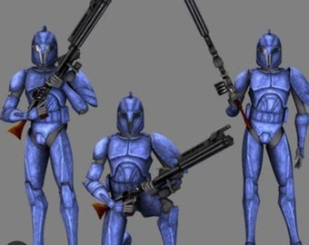 Star Wars Stl File Senate Commando Squad
