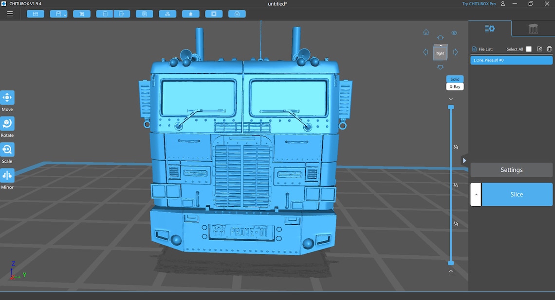 Optimus Prime Truck 3D Model Print Multiparts 3D Stl File - Etsy