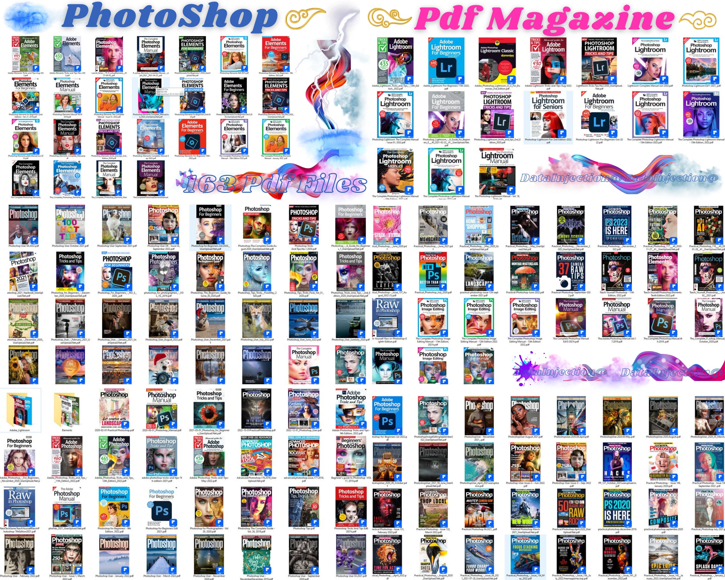 Adobe Photoshop Magazine Back Issues Collection 163 Pdf Files - Etsy