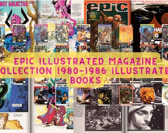 Digital Magazine Epic Illustrated Book Journals
