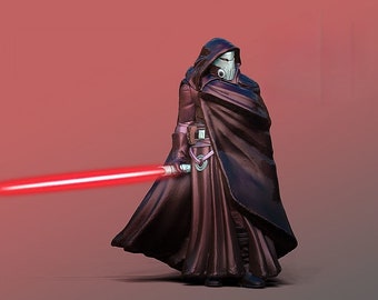 Star Wars Stl Sith 3d Model Print File + Obj 3d File