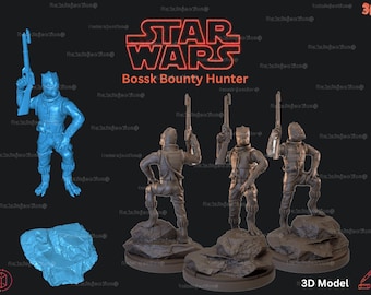Bossk 3Dプリントモデル Stl ファイル