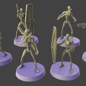 Star Wars Stl Legions Separatistas Comando Droid 3d Druck Stl File