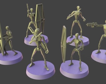 Star Wars Stl Legions Separatistas Comando Droid 3d Print Stl File