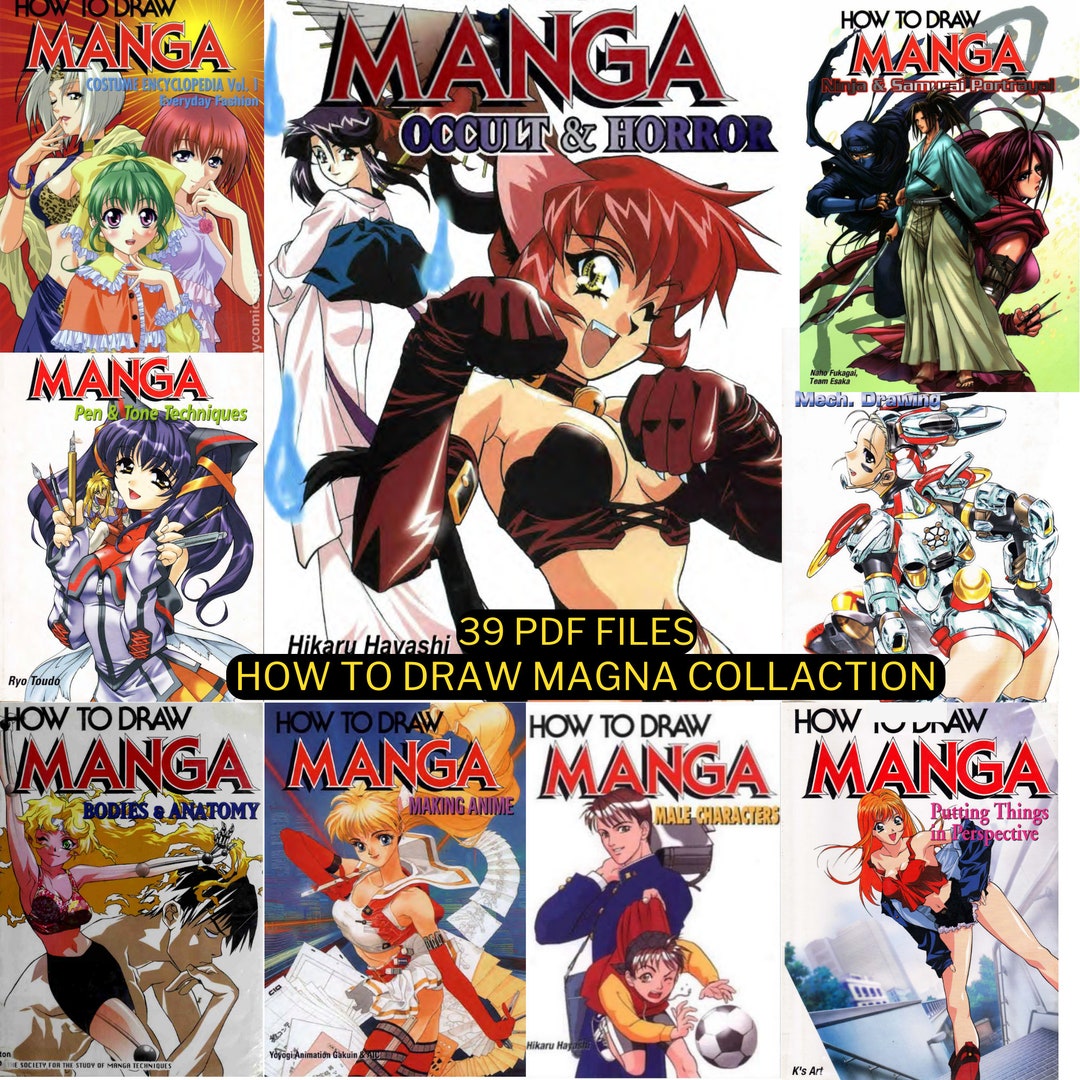 How to Draw Manga Basics and Beyond Magazine Practical Etsy