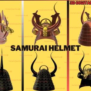 SamuraI Helmet Wearable Printable Mask Cosplay 3D Print Stl File