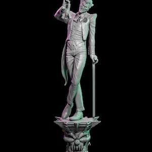 Plik STL do drukarki cyfrowej figurki Jokera 3D