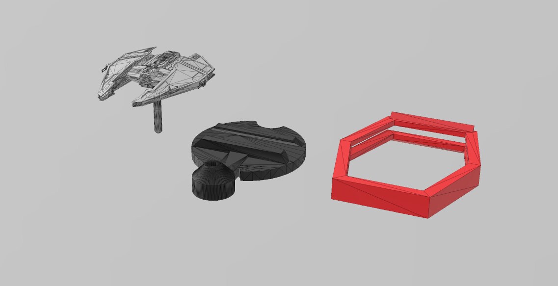 Star Wars Legion Scale Mega Pack Space Ship Droid Stl Digital Models - Etsy