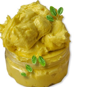 African  Whipped Yellow Shea  Butter/ Unrefined African Best/8oz
