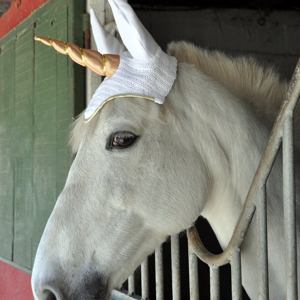 Bonnet cheval Licorne Pégase unicorn