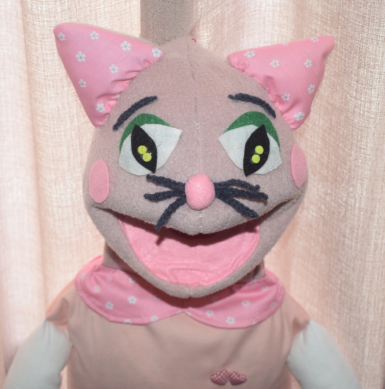 Great Muppet Cat Puppet, for Kids Having Speech Problems, for