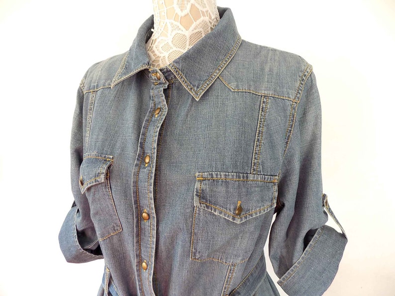 merona denim dress