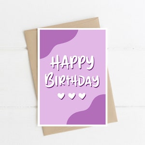 Happy Birthday Greeting Card