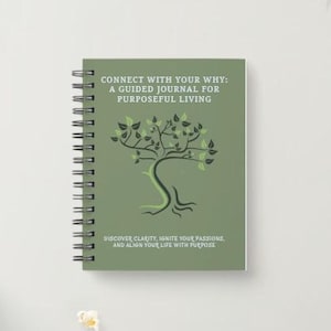 Connect with Your Why: A Guided Journal for Purposeful Living - Editable Digital Download