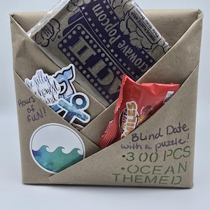 Blind Date with a Puzzle | Cozy Surprise Puzzle Night | 300–1000 Piece Mystery Puzzle + Extras