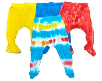 Tie Dye Baby Footie Pants | 3-6 Months | 6-9 Months | Baby Boy | Unisex | Baby Shower Gift | Footed Pants