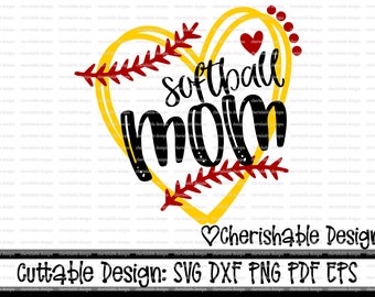 Download Softball Heart Monogram Svg - Download Free SVG Cut File - Free Fonts For Your Design Project