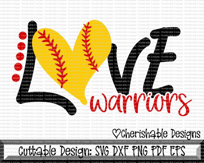 Download Softball Svg Warriors Softball Cutting file Baseball Svg ...