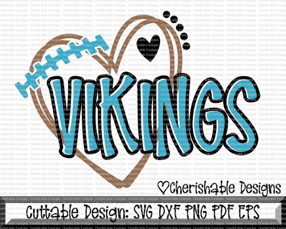 Football Svg Vikings Svg Vikings Football Cutting File Etsy