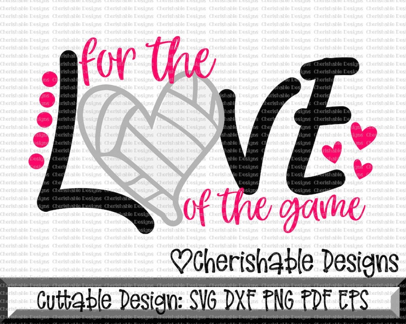 Download Volleyball Svg For the Love of the Game svg Volleyball Mom ...