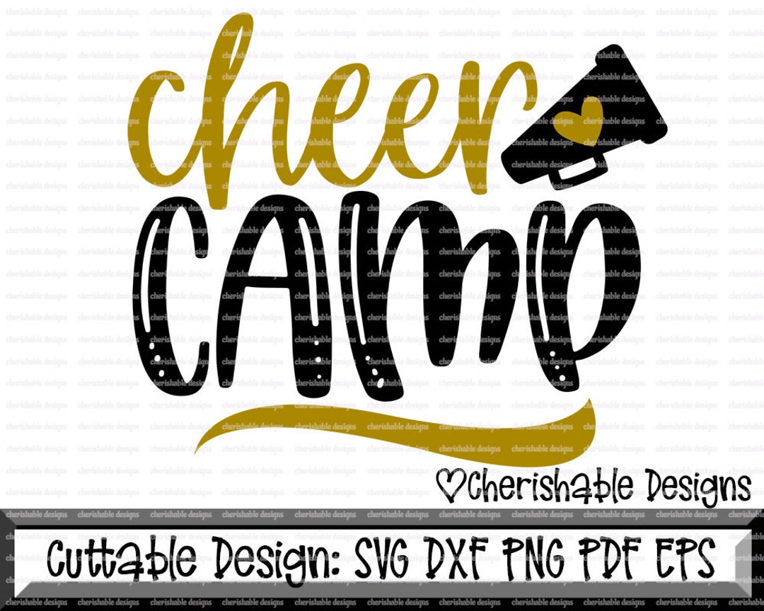 Cheerleader Svg, Cheerleader Camp Svg, Cheerleader Cutting File, Cheer