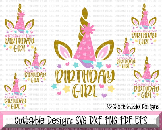 Download Unicorn Birthday Svg Birthday Svg Birthday Girl Svg Unicorn Etsy 3D SVG Files Ideas | SVG, Paper Crafts, SVG File