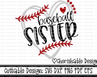 Download Baseball sister | Etsy