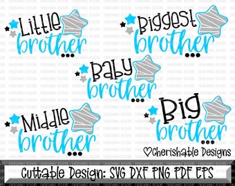 Brothers svg, Brother Svg Bundle, Family svg, new Brother svg, Baby Brother Svg, Brother shirt pattern svg pattern, clipart instant download