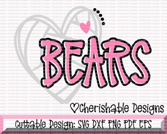 Download Free Volleyball Svg Bears Svg Bear Volleyball Svg Bear Pride Cut Etsy SVG Cut Files
