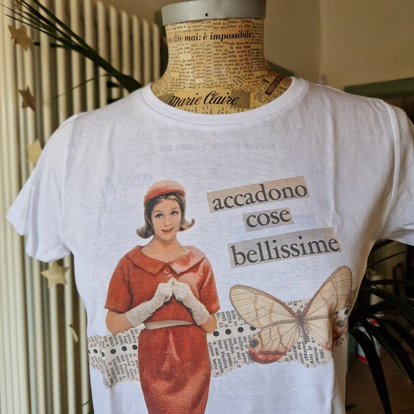 Accadono cose bellissime | T-shirt con frase ottimista