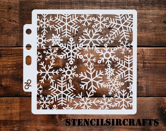 5 x 5 Soft Plastic Sheet Plastic Stencil Bullet Journal Stencil Planner Stencil Marine Life 12.8 x 12.8 cm